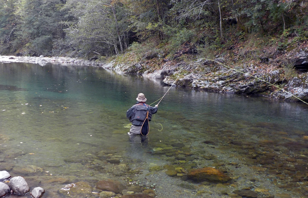 Pesca in torrente